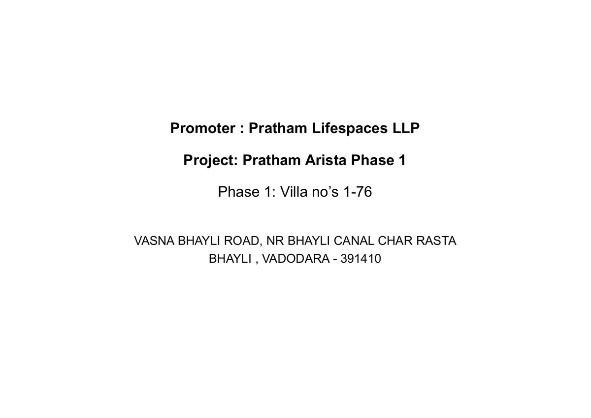 Pratham Arista Phase 1 - Image 1